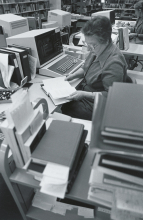 Library staff in Acquisitions department